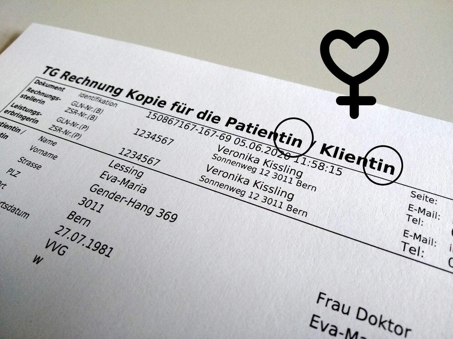 Erstelle Krankenkassen Tarifziffer 590 Abrechnungen schnell, einfach und kostenlos